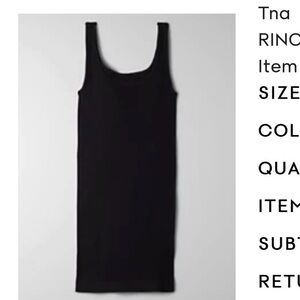 2/20$ TNA RINCON DRESS XS/S